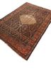 aalam blue wool hand knotted Rug - FoldShot aalam blue wool hand knotted Rug - FoldShot