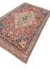 aalam red and orange wool hand knotted Rug - FoldShot