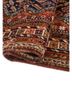 aalam blue wool hand knotted Rug - FoldShot aalam blue wool hand knotted Rug - FoldShot