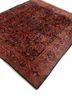 aalam blue wool hand knotted Rug - FoldShot