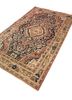 aalam pink and purple wool hand knotted Rug - FoldShot
