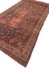 aalam red and orange wool flat weaves Rug - FoldShot aalam red and orange wool flat weaves Rug - FoldShot