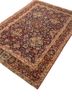 aalam blue wool hand knotted Rug - FoldShot
