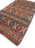 nayaab blue wool flat weaves Rug - FoldShot nayaab blue wool flat weaves Rug - FoldShot