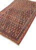 aalam beige and brown wool flat weaves Rug - FoldShot