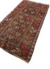 aalam red and orange wool flat weaves Rug - FoldShot