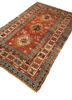 kiaan red and orange wool hand knotted Rug - FoldShot kiaan red and orange wool hand knotted Rug - FoldShot