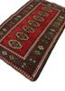 kiaan red and orange wool hand knotted Rug - FoldShot