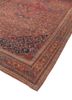 aalam red and orange wool hand knotted Rug - FoldShot aalam red and orange wool hand knotted Rug - FoldShot