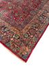 aalam red and orange wool hand knotted Rug - FoldShot