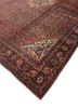 aalam red and orange wool hand knotted Rug - FoldShot aalam red and orange wool hand knotted Rug - FoldShot