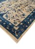 aalam grey and black wool hand knotted Rug - FoldShot aalam grey and black wool hand knotted Rug - FoldShot