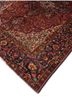 aalam red and orange wool hand knotted Rug - FoldShot