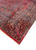 aalam pink and purple wool hand knotted Rug - FoldShot
