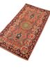 aalam pink and purple wool hand knotted Rug - FoldShot aalam pink and purple wool hand knotted Rug - FoldShot