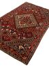 kiaan red and orange wool hand knotted Rug - FoldShot