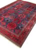 aalam red and orange wool hand knotted Rug - FoldShot aalam red and orange wool hand knotted Rug - FoldShot