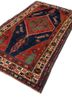 kiaan blue wool hand knotted Rug - FoldShot kiaan blue wool hand knotted Rug - FoldShot