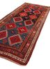 kiaan red and orange wool hand knotted Rug - FoldShot kiaan red and orange wool hand knotted Rug - FoldShot