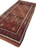 kiaan red and orange wool hand knotted Rug - FoldShot