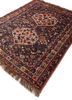 aalam blue wool hand knotted Rug - FoldShot