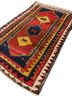 nuray red and orange wool hand knotted Rug - FoldShot nuray red and orange wool hand knotted Rug - FoldShot