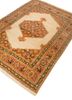 aalam blue wool hand knotted Rug - FoldShot