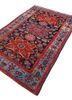 aalam blue wool hand knotted Rug - FoldShot