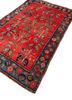 aalam pink and purple wool hand knotted Rug - FoldShot