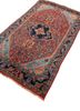 aalam red and orange wool hand knotted Rug - FoldShot aalam red and orange wool hand knotted Rug - FoldShot