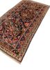aalam blue wool hand knotted Rug - FoldShot aalam blue wool hand knotted Rug - FoldShot