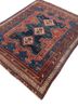 aalam blue wool hand knotted Rug - FoldShot aalam blue wool hand knotted Rug - FoldShot