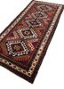 aalam red and orange wool hand knotted Rug - FoldShot aalam red and orange wool hand knotted Rug - FoldShot