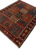 aalam blue wool hand knotted Rug - FoldShot aalam blue wool hand knotted Rug - FoldShot
