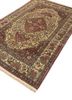 aalam blue wool hand knotted Rug - FoldShot