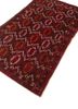 kiaan red and orange wool hand knotted Rug - FoldShot