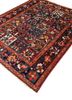 aalam blue wool hand knotted Rug - FoldShot aalam blue wool hand knotted Rug - FoldShot