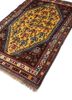 aalam gold wool hand knotted Rug - FoldShot aalam gold wool hand knotted Rug - FoldShot