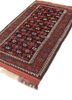 kiaan blue wool hand knotted Rug - FoldShot