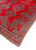 aalam red and orange wool hand knotted Rug - FoldShot