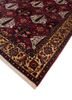 aalam red and orange wool hand knotted Rug - FoldShot aalam red and orange wool hand knotted Rug - FoldShot