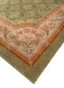 aalam green wool hand knotted Rug - FoldShot aalam green wool hand knotted Rug - FoldShot