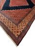 aalam blue wool hand knotted Rug - FoldShot aalam blue wool hand knotted Rug - FoldShot