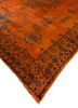 aalam red and orange wool hand knotted Rug - FoldShot aalam red and orange wool hand knotted Rug - FoldShot
