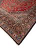 aalam red and orange wool hand knotted Rug - FoldShot aalam red and orange wool hand knotted Rug - FoldShot