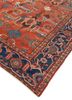aalam red and orange wool hand knotted Rug - FoldShot