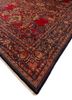 aalam red and orange wool hand knotted Rug - FoldShot