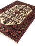 aalam ivory wool hand knotted Rug - FoldShot aalam ivory wool hand knotted Rug - FoldShot