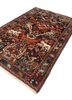 aalam blue wool hand knotted Rug - FoldShot aalam blue wool hand knotted Rug - FoldShot