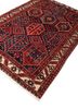 aalam blue wool hand knotted Rug - FoldShot aalam blue wool hand knotted Rug - FoldShot